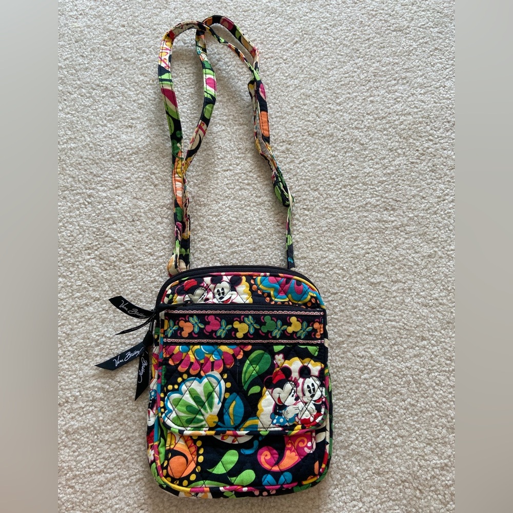 Vera Bradley Midnight with Mickey Disney Mini Hipster Crossbody Bag